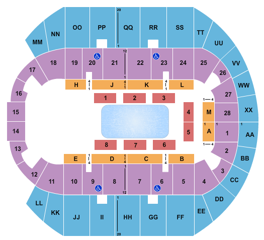 Mississippi Coast Coliseum Disney On Ice Seating Chart