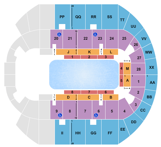 Mississippi Coast Coliseum Disney On Ice Seating Chart